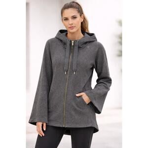Lululemon Principal Dancer Hoodie Heathered Gray Full Zip Jacket Oversized  4